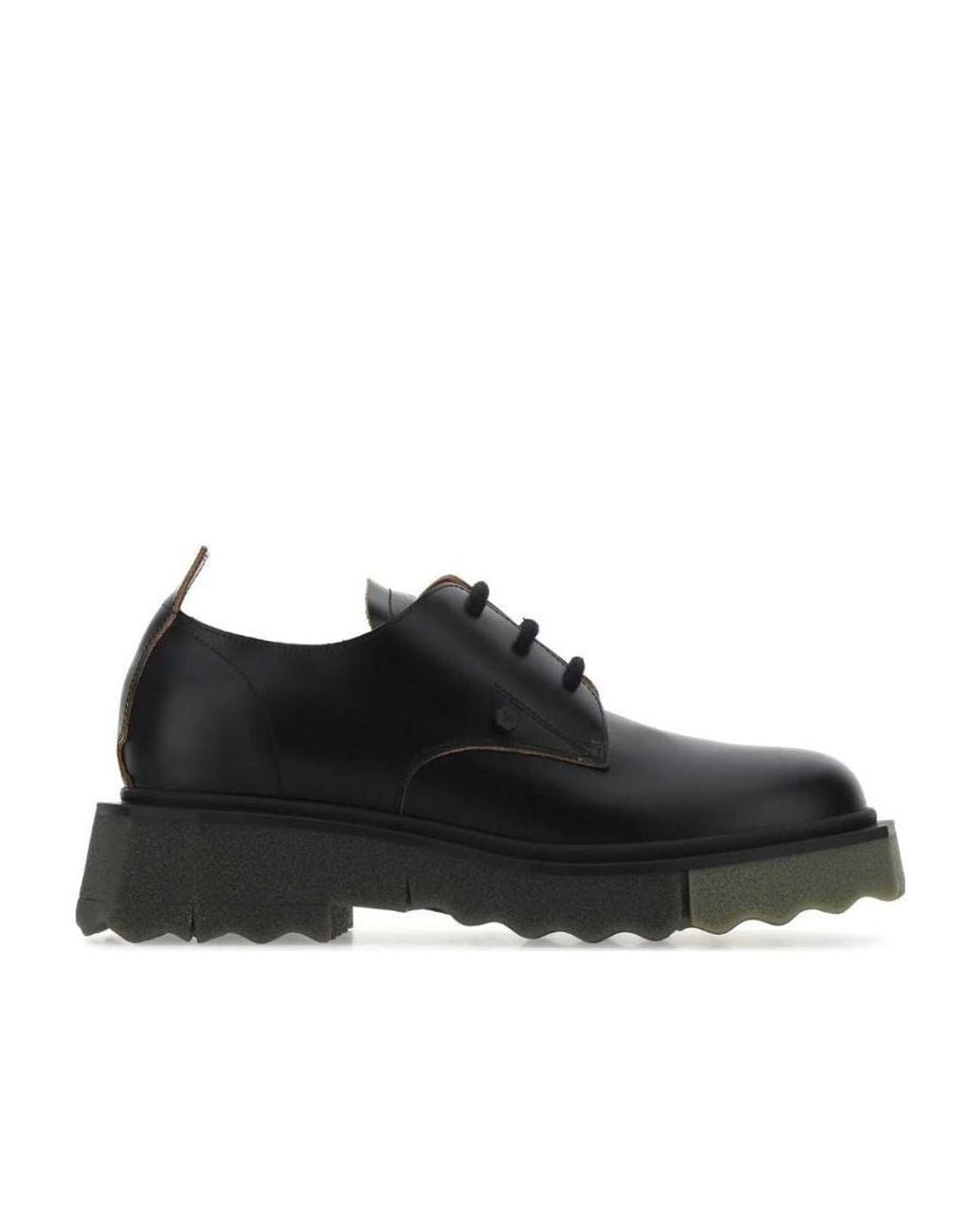 Off-White c/o Virgil Abloh Black Sponge Derby Shoes for men