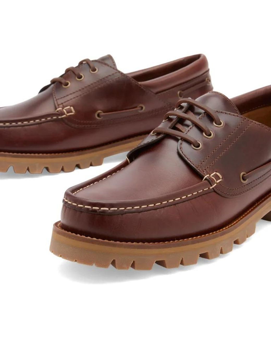 Paraboot Brown Lace-Up Casual Shoes for men