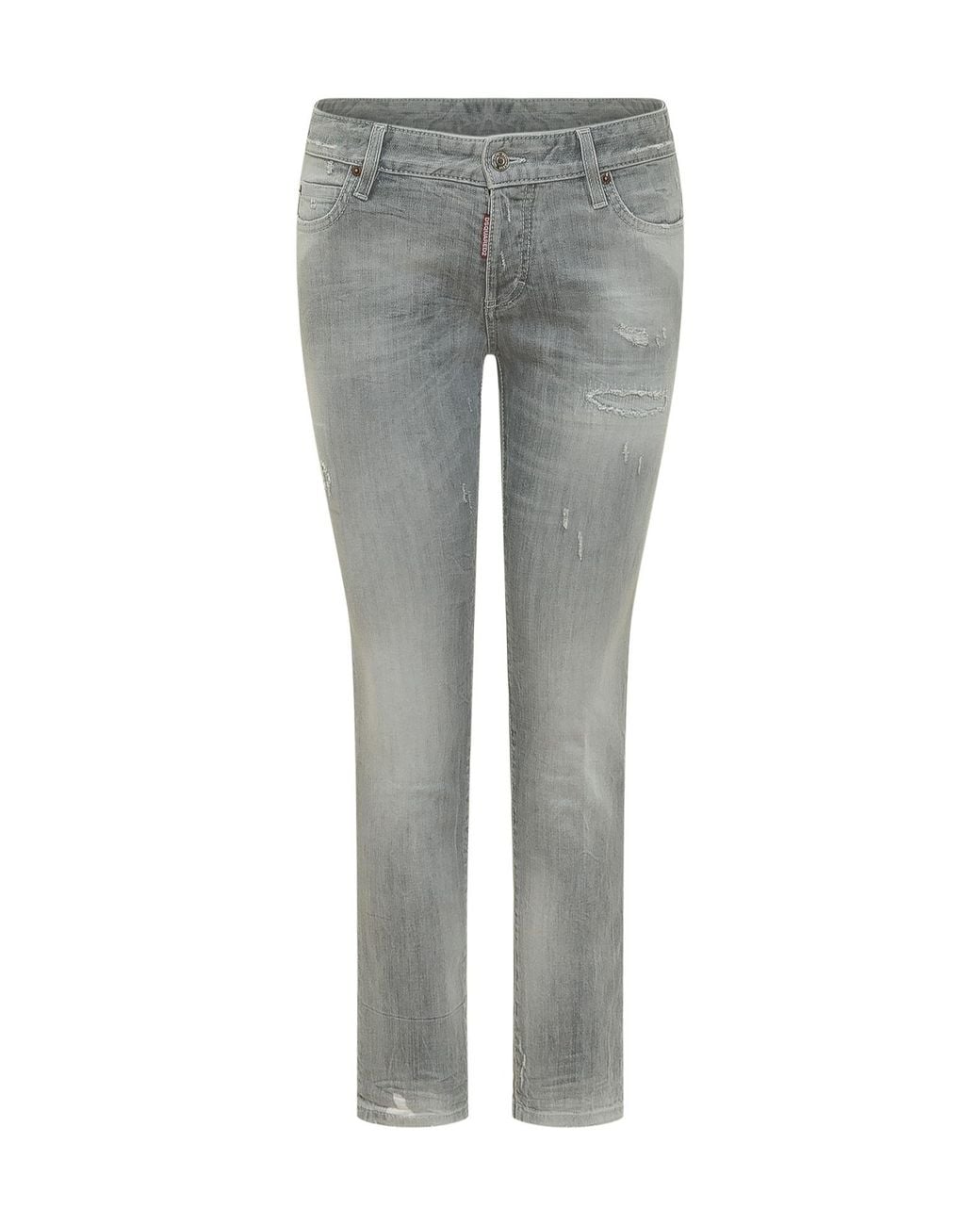 DSquared² Gray Skinny Jeans