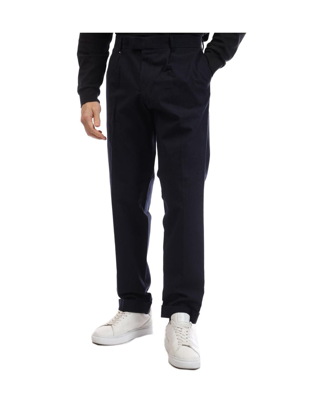 Boss Black Straight Leg Trousers for men