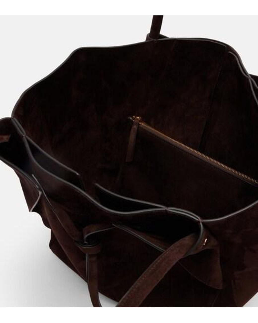 Gabriela Hearst Black Marija Suede Tote