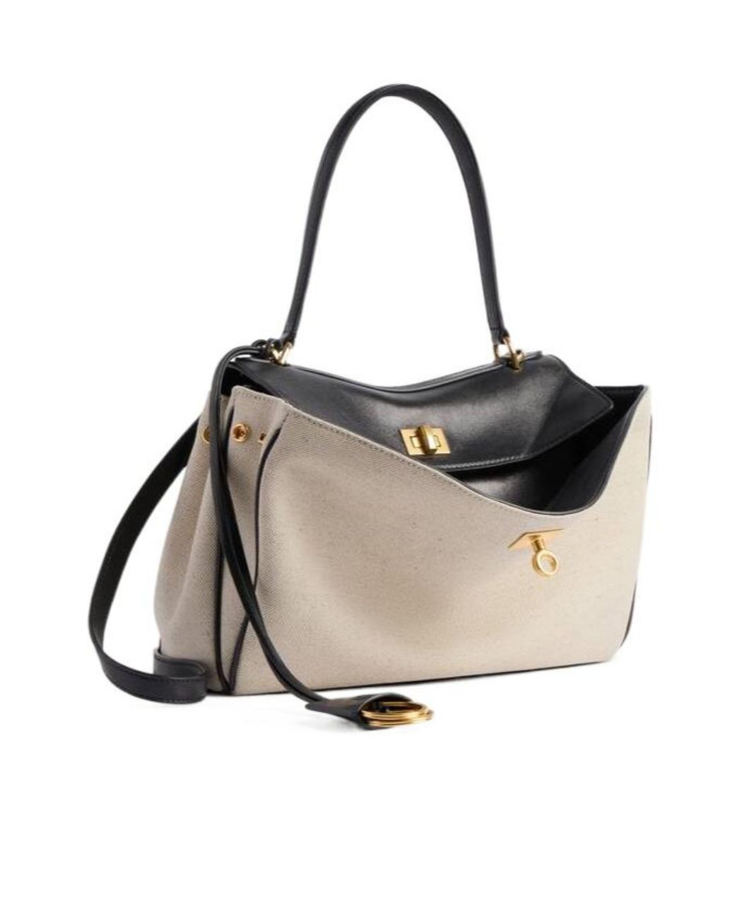 Balenciaga Natural Rodeo Small Top Handle Shoulder Bag