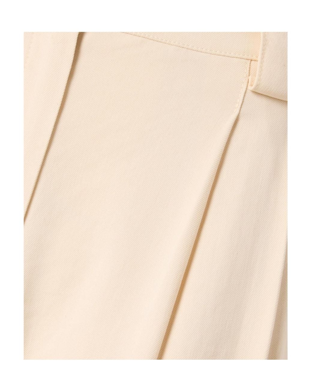 A.L.C. Natural Pleated Linen-Blend Twill Wide-Leg Trousers