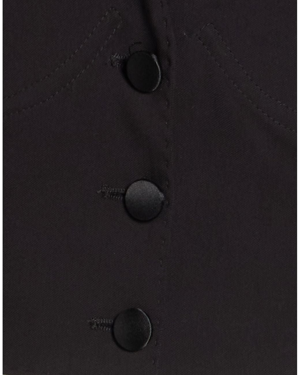 Dolce & Gabbana Black Solid-Color Minimalist Waistcoat