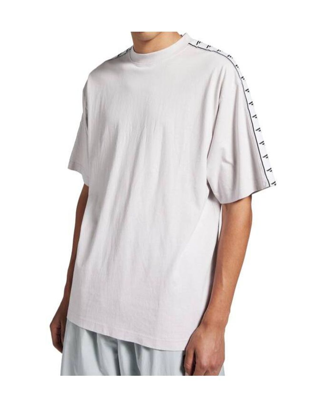 Balenciaga White Oversized Fit T-Shirt for men