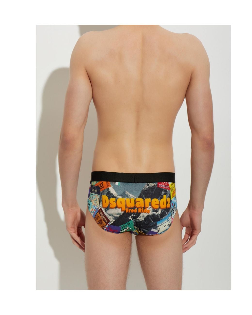 DSquared² White Signature Briefs for men