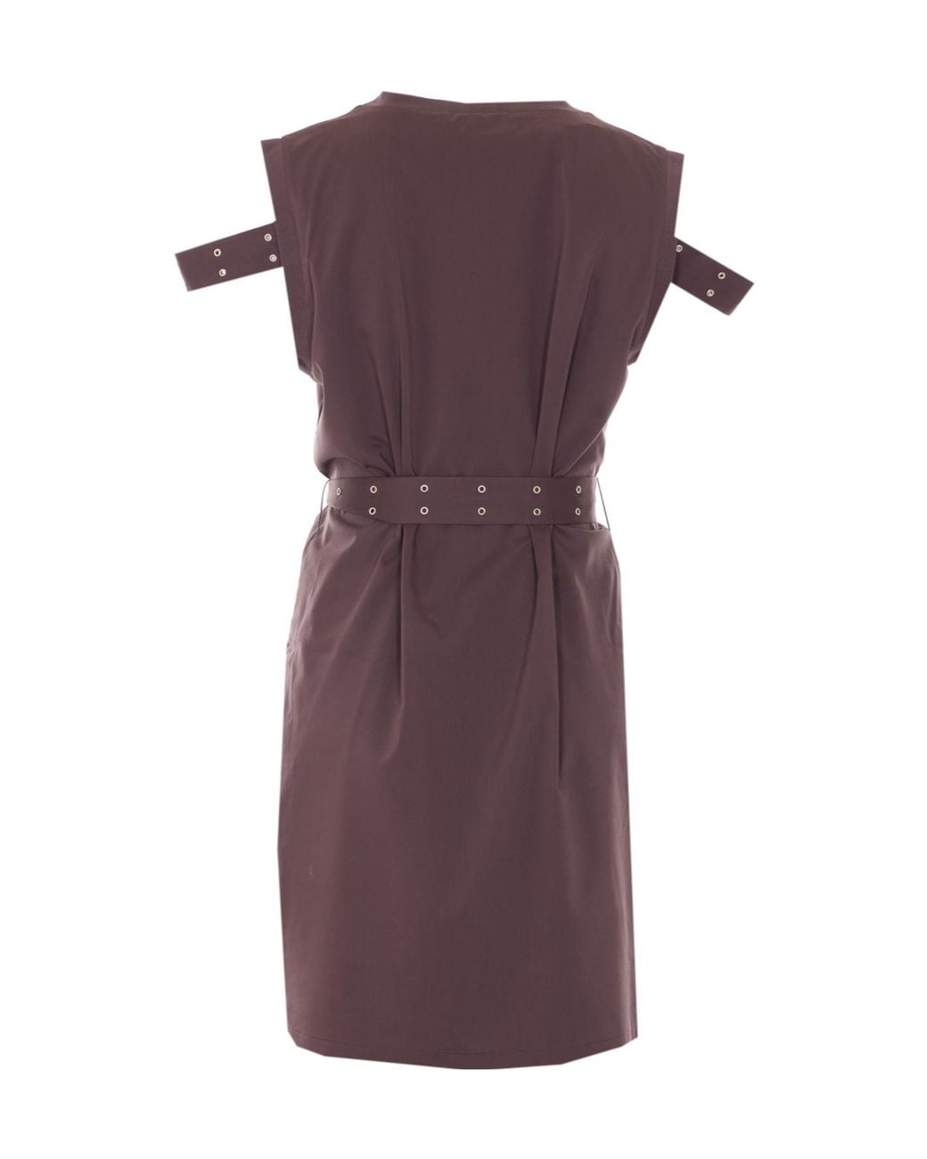 Liu Jo Purple Belted Sleeveless Mini Dress