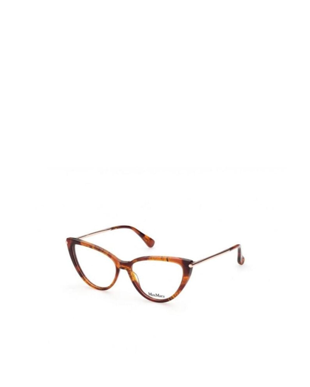 Max Mara White Cat-Eye Glasses