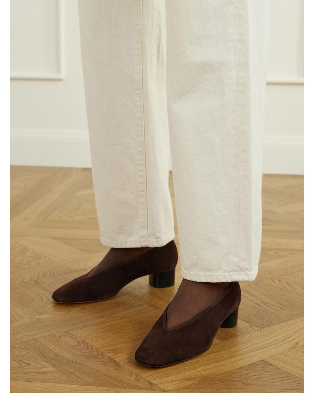 Le Monde Beryl Brown Luna Suede Pumps
