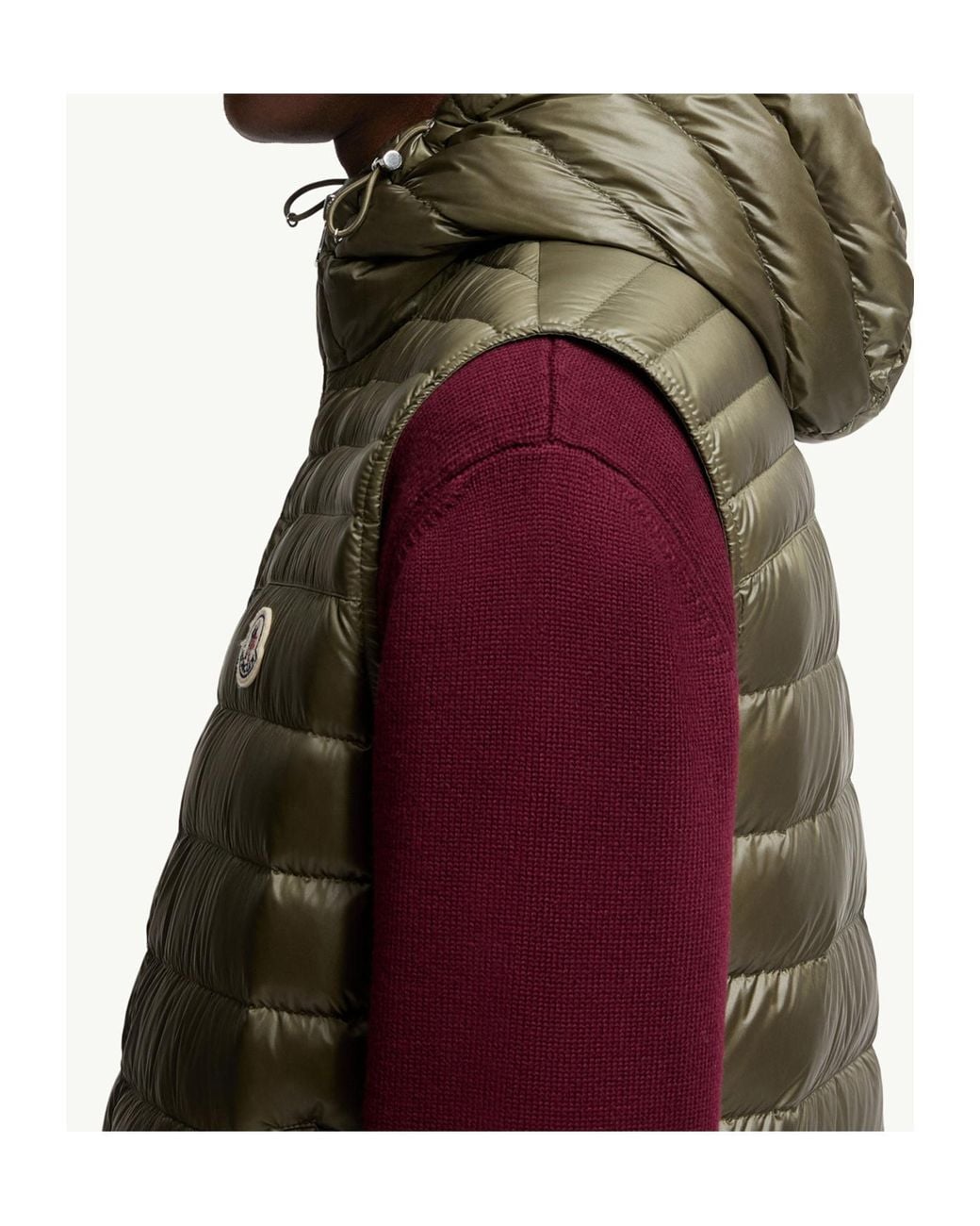Moncler Green Orant Padded Gilet for men