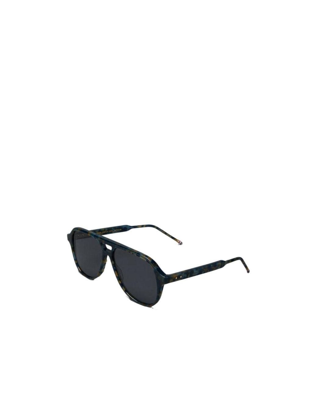 Thom Browne Black Pilot-Frame Sunglasses for men