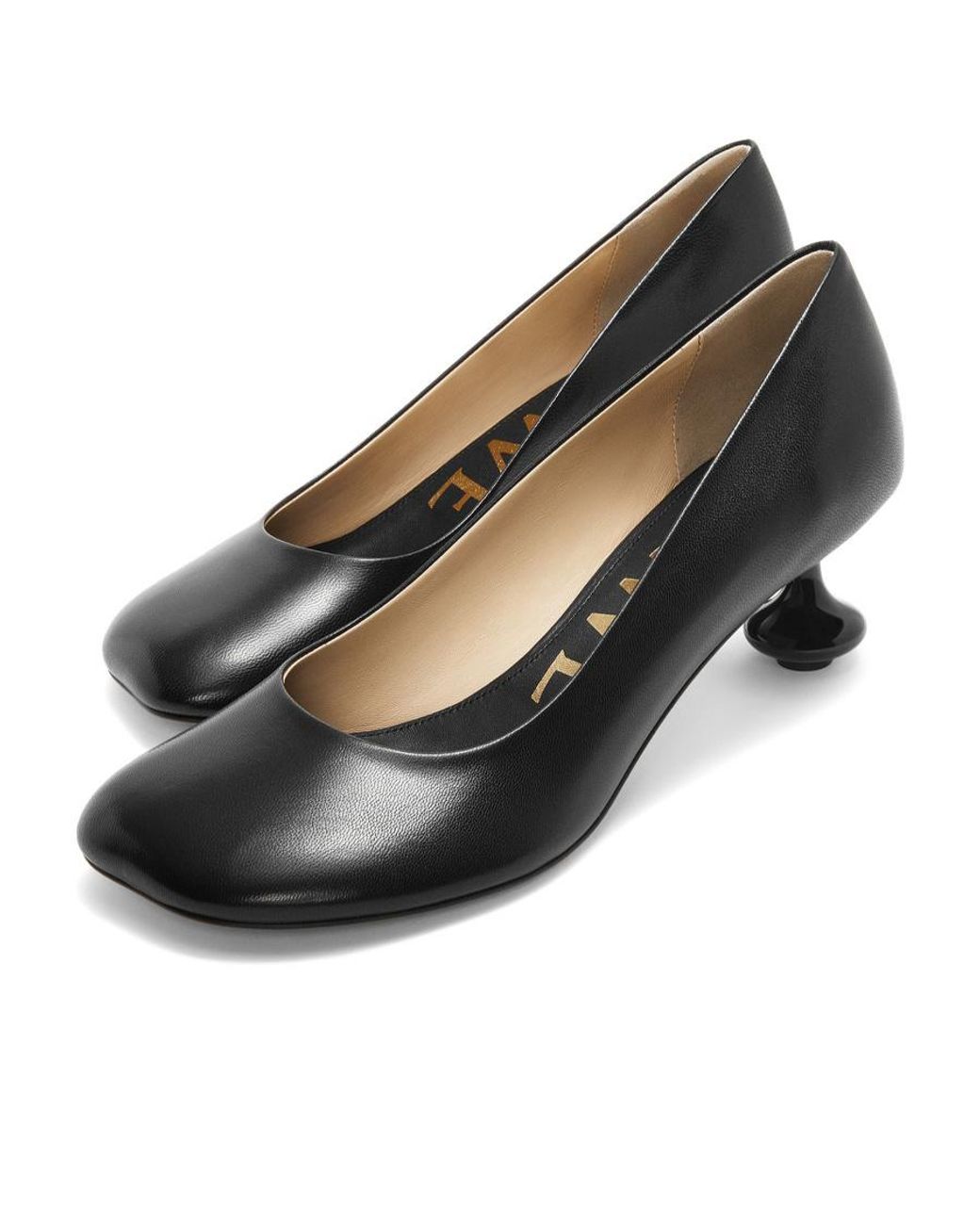 Loewe Black Toy Stiletto Pumps