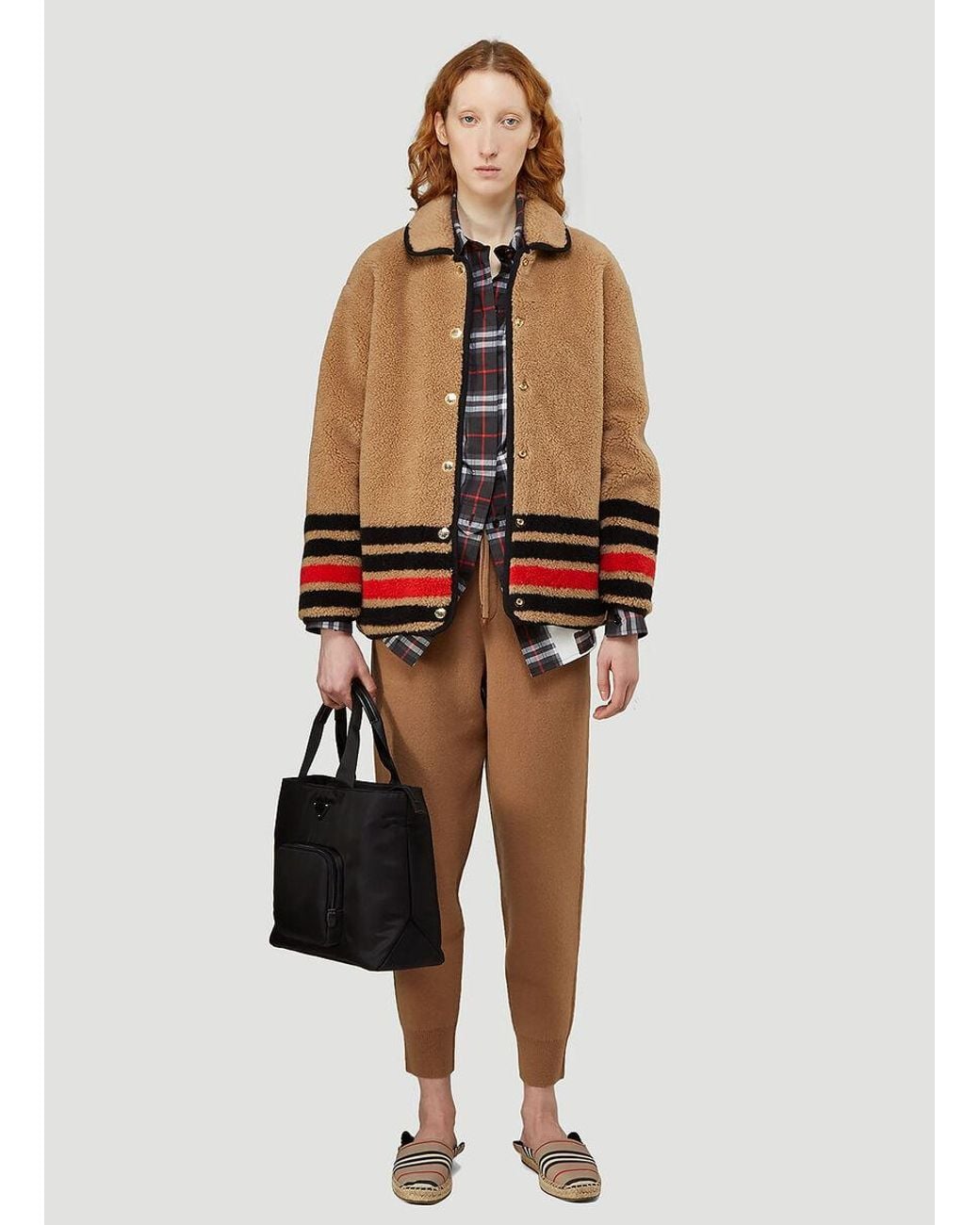 Burberry Multicolor Logo-Print Checked Shirt