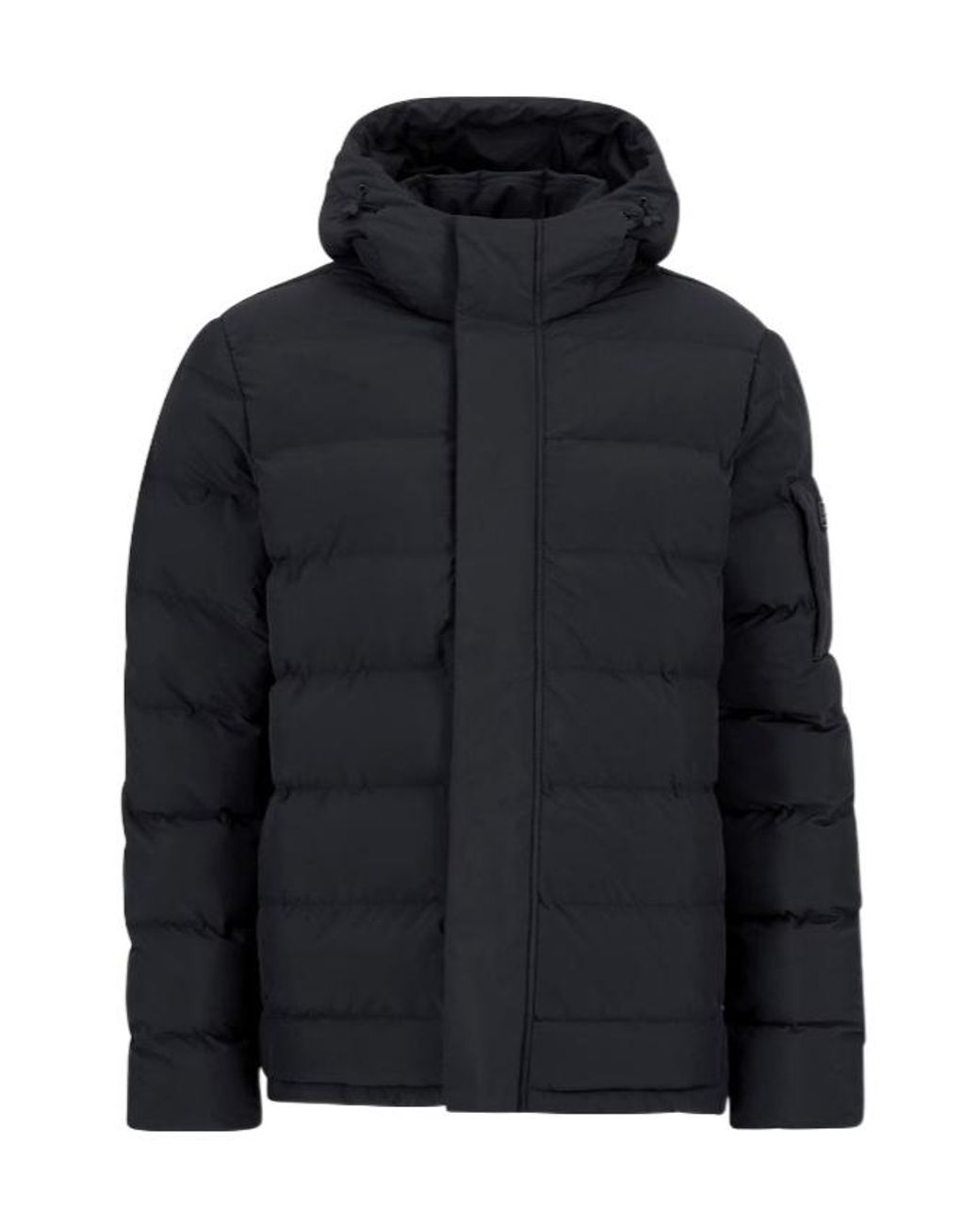 Barbour Blue Long-Sleeved Hooded Cotton Jacket for men
