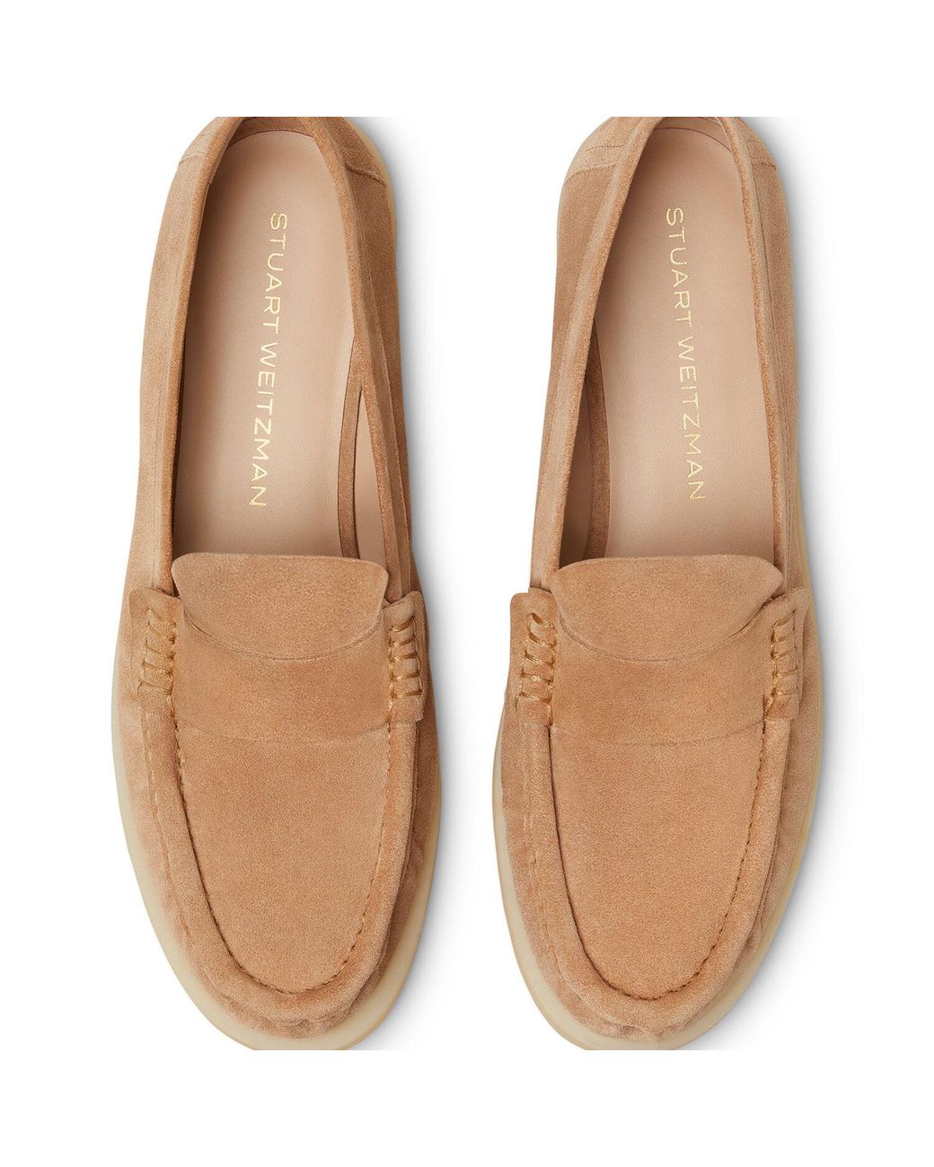 Stuart Weitzman Natural Blake Loafers