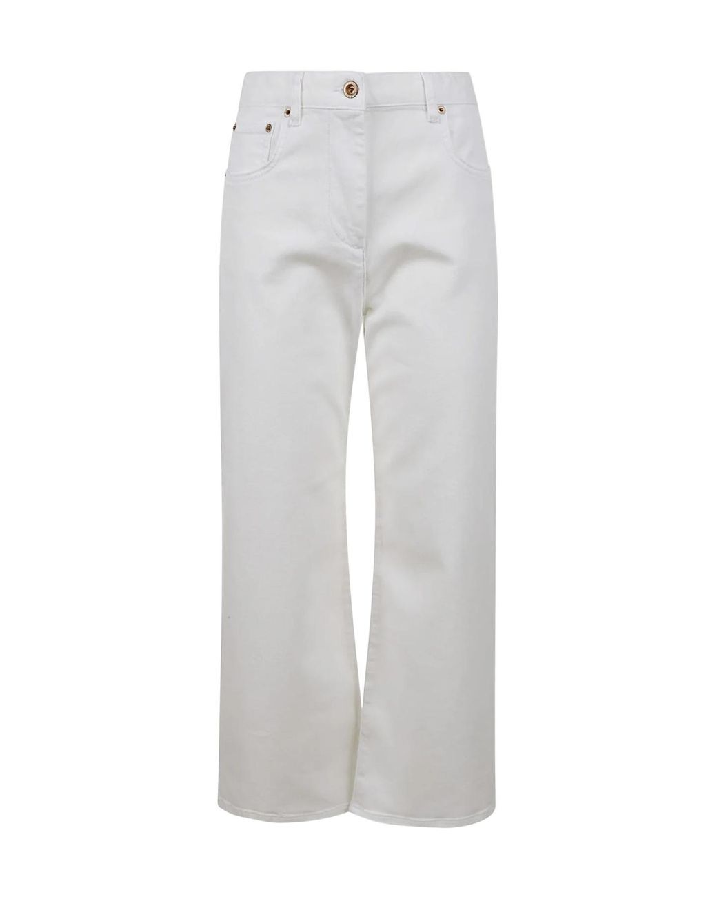 Aspesi Gray Wide-Leg Jeans