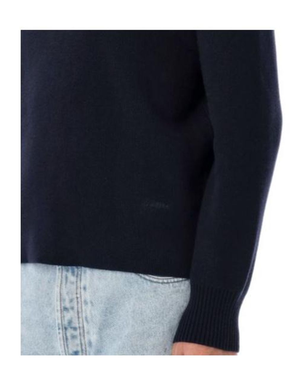 AMI Blue Ami Sailor Crewneck Jumper for men