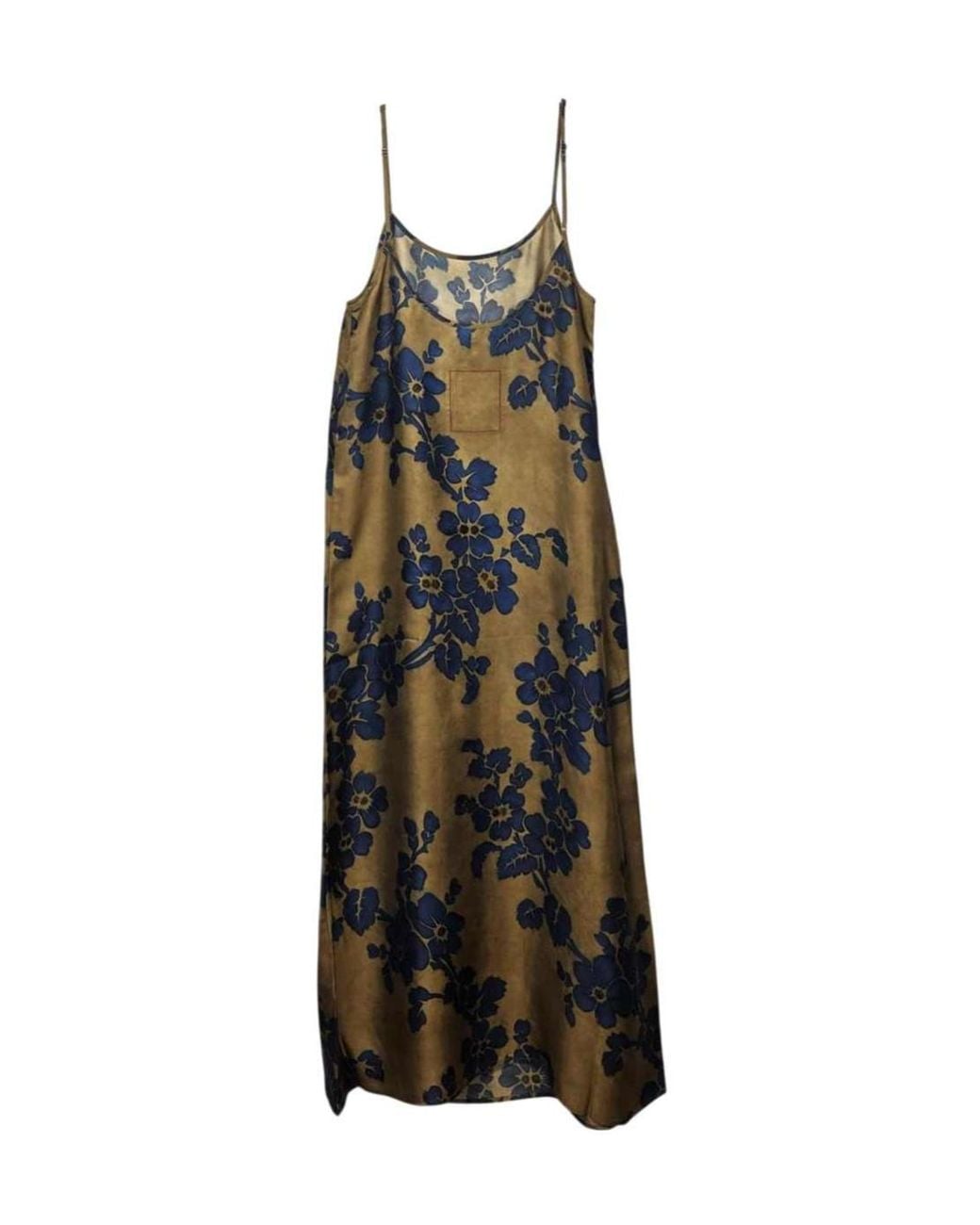 Uma Wang Multicolor Spaghetti-Strap Dress