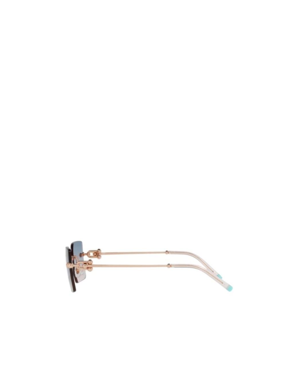 Tiffany & Co Blue Rectangle Frame Sunglasses