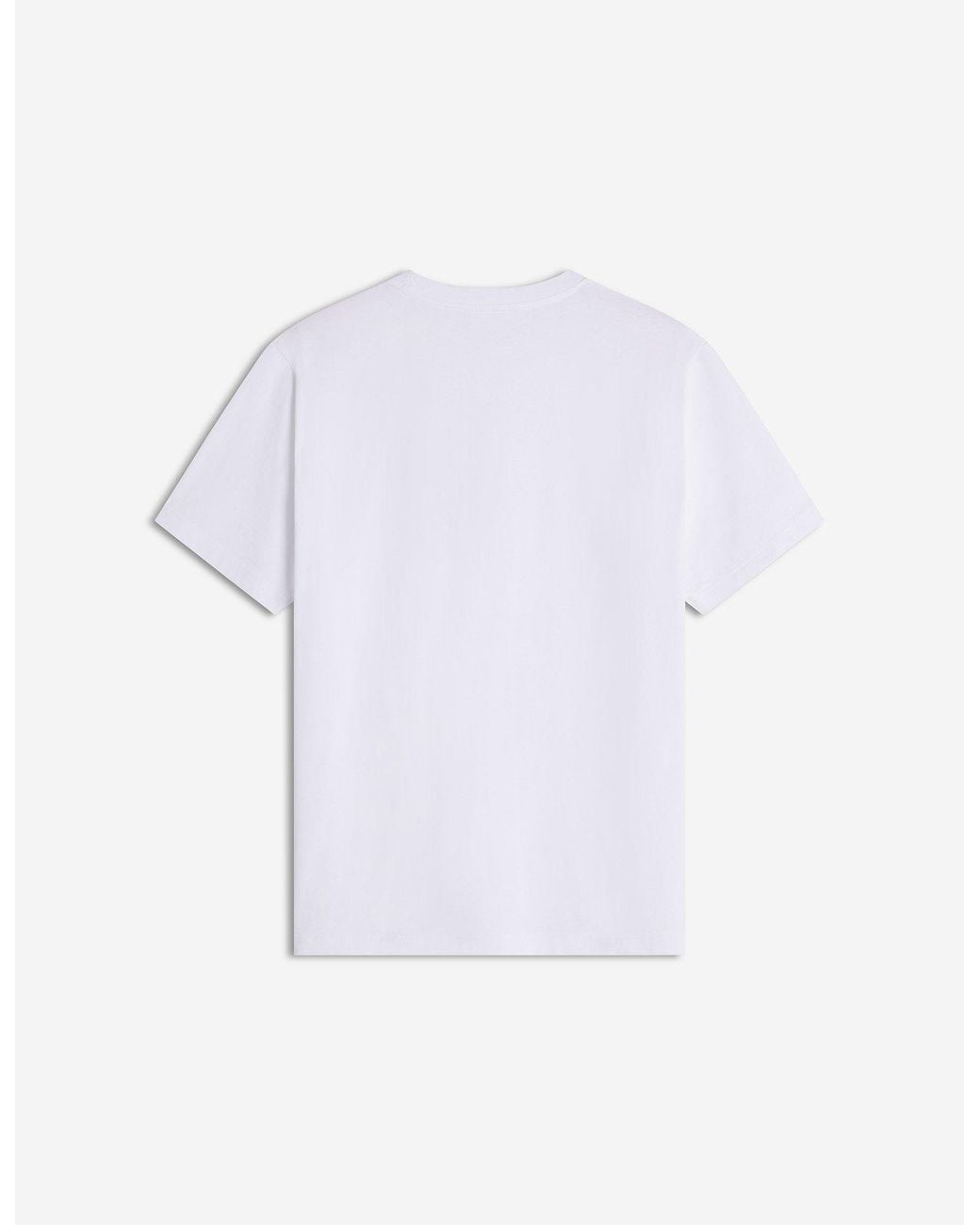 Maison Kitsuné White Maison Kitsuné Handwriting Comfort T-Shirt for men