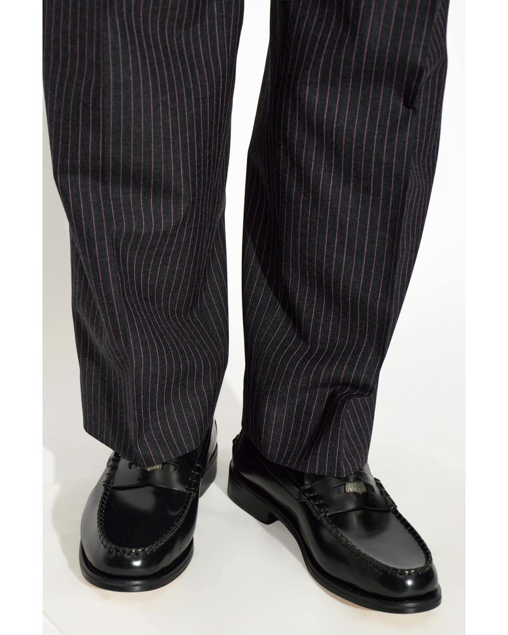 Paul Smith Black Rialto Penny Loafers for men