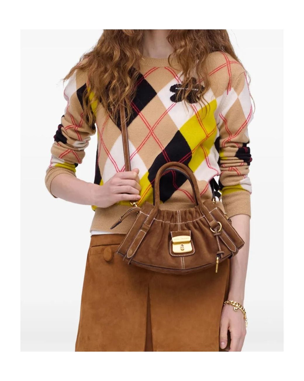 Marc Jacobs Brown The Cristina Small Handbag