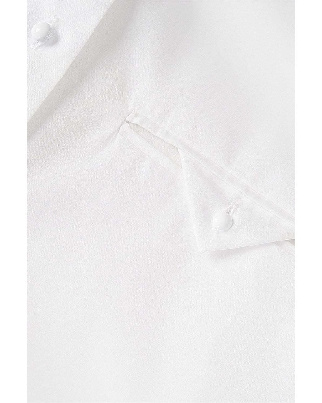 Maison Margiela White Cotton Poplin Shirt