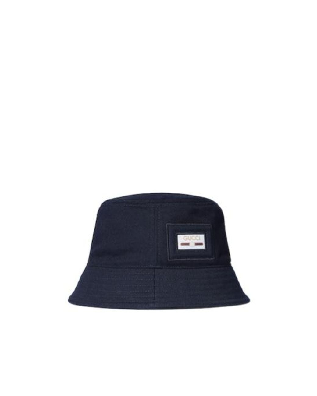 Gucci Blue Cotton Canvas Fisherman'S Hat for men