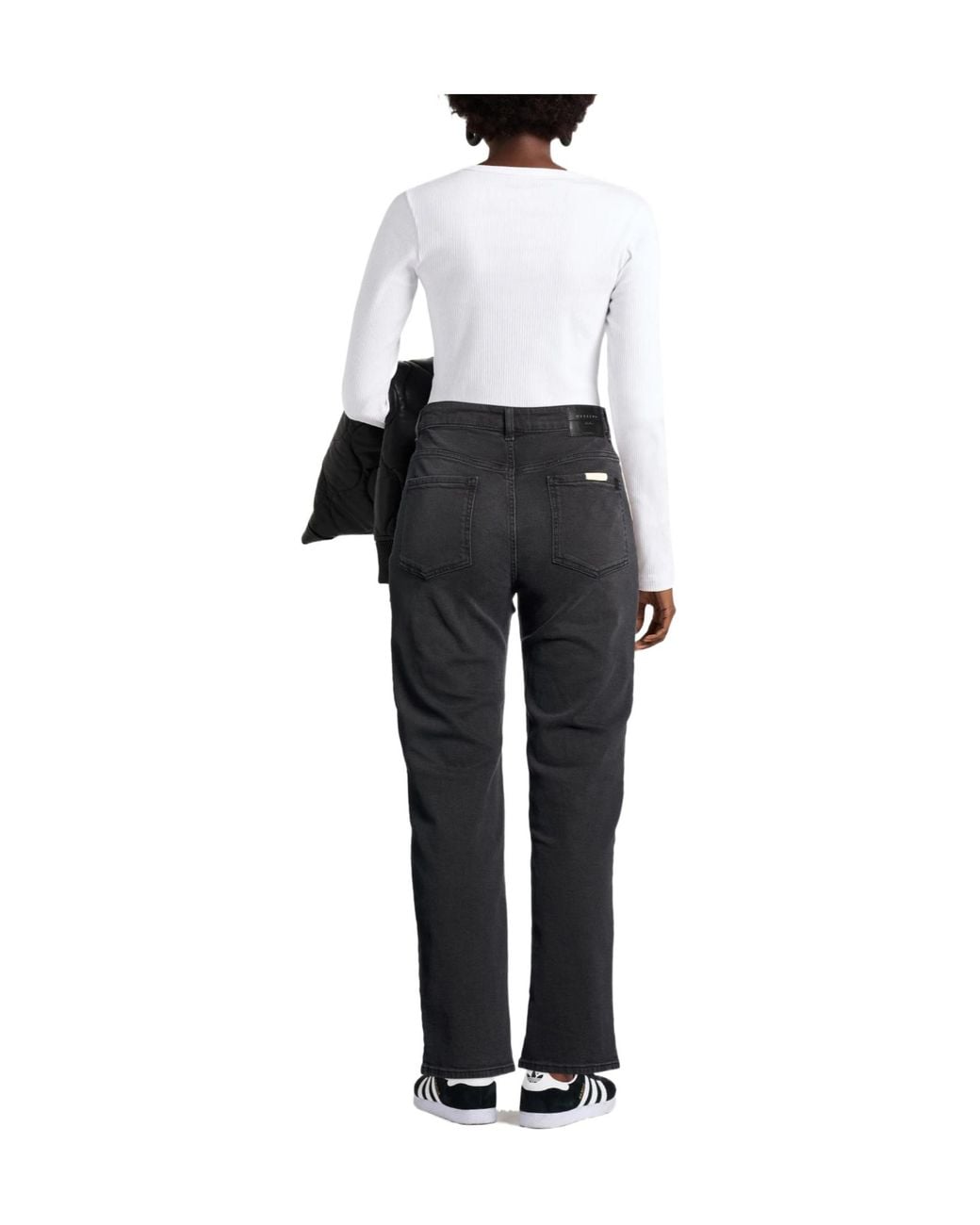 Weekend by Maxmara Black Straight-Leg Jeans