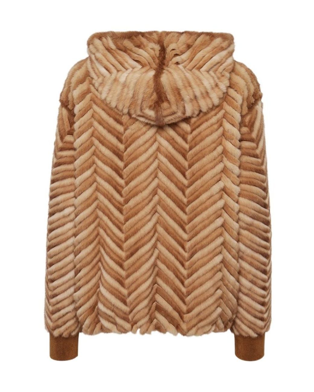 Fendi Brown Mink Jacket