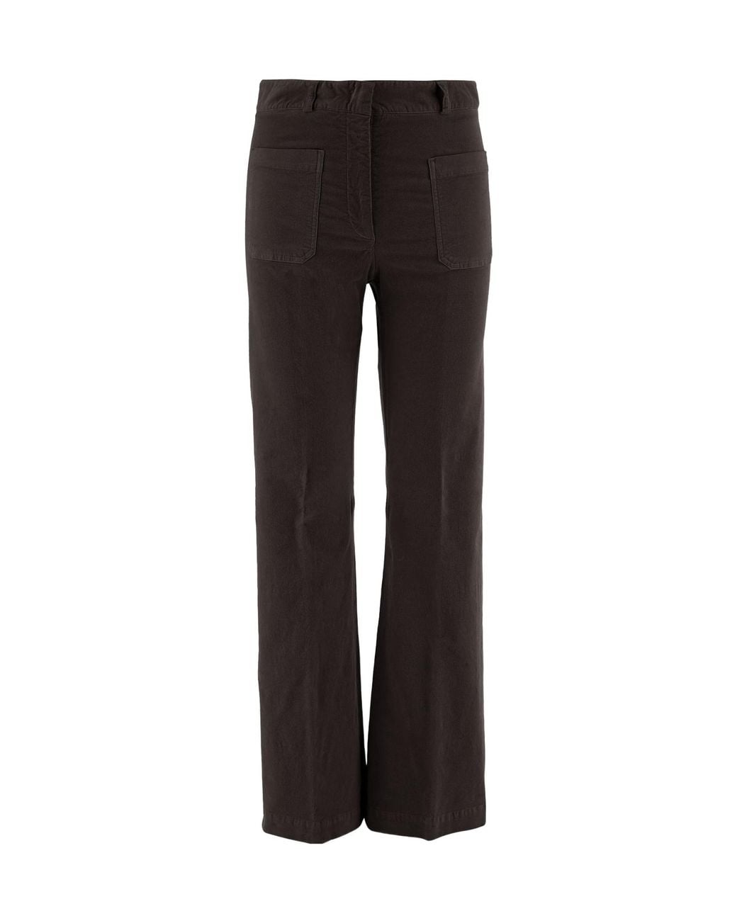 Ql2 Black Nina Flared Velvet Pants