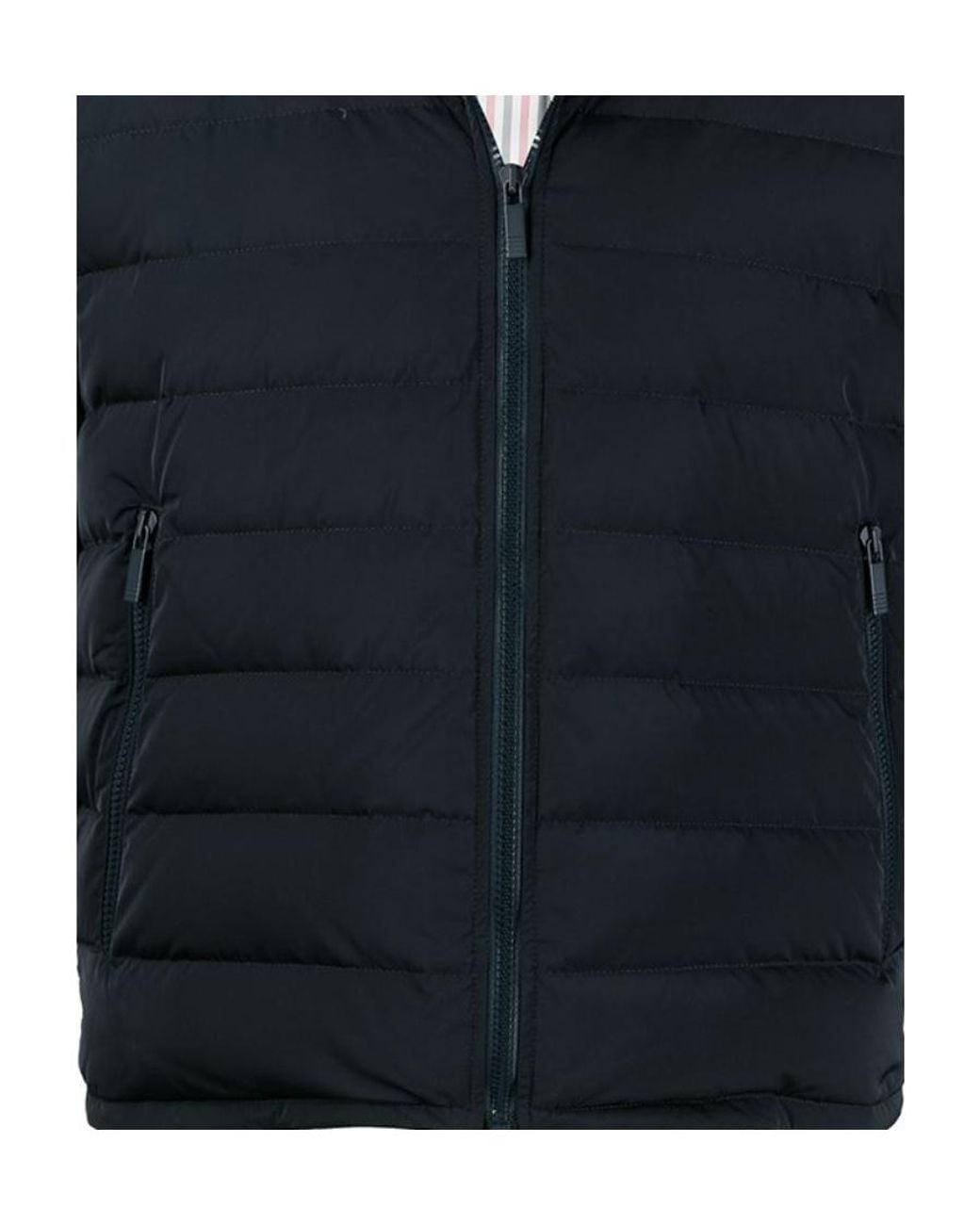 Thom Browne Blue 4-Bar Padded Jacket for men