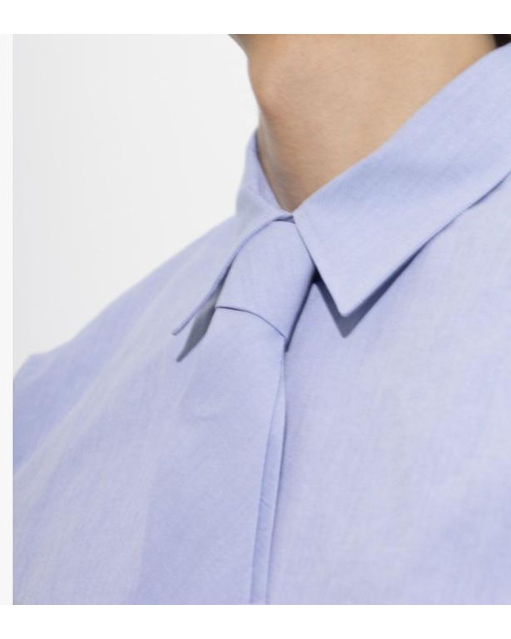 Dries Van Noten Blue Classic Tie Shirt for men