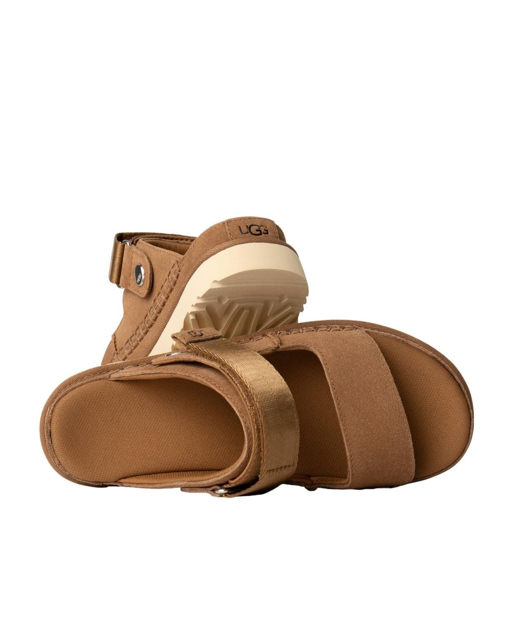 Ugg Brown Goldenstar Glide Sandals