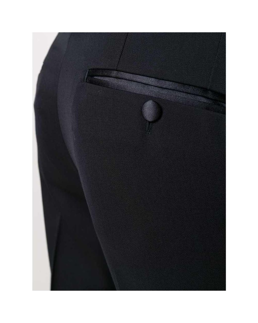 Dolce & Gabbana Black Tuxedo Single-Breasted Three-Piece Suit for men