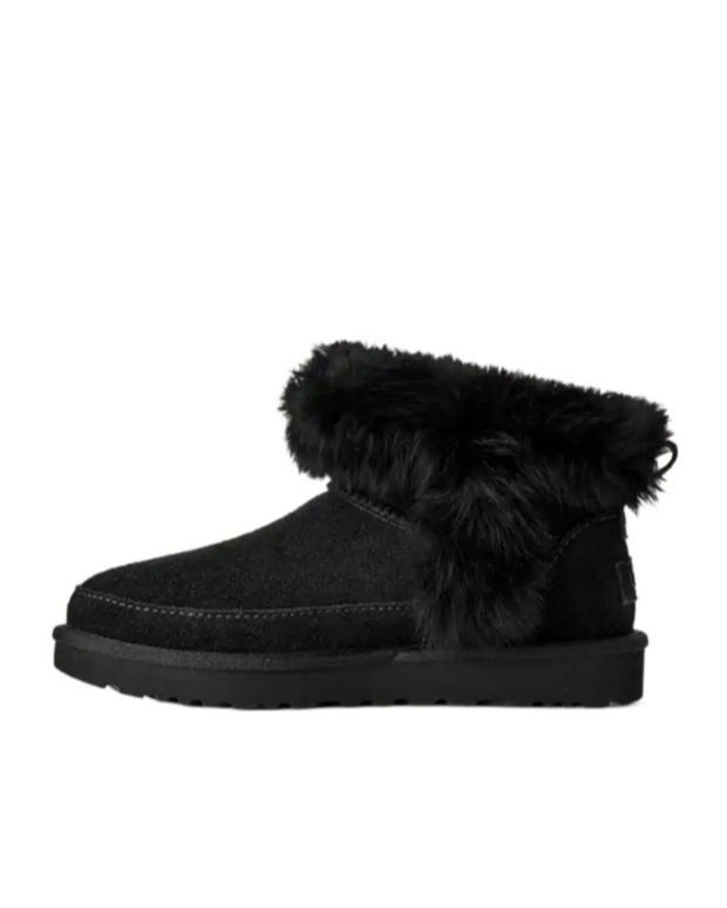 Ugg Black Classic Ultra Mini Chalet Boots