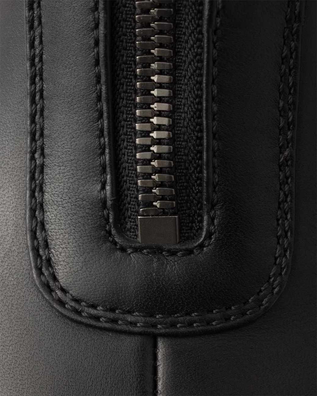 Prada Black Zipped Ankle Boots