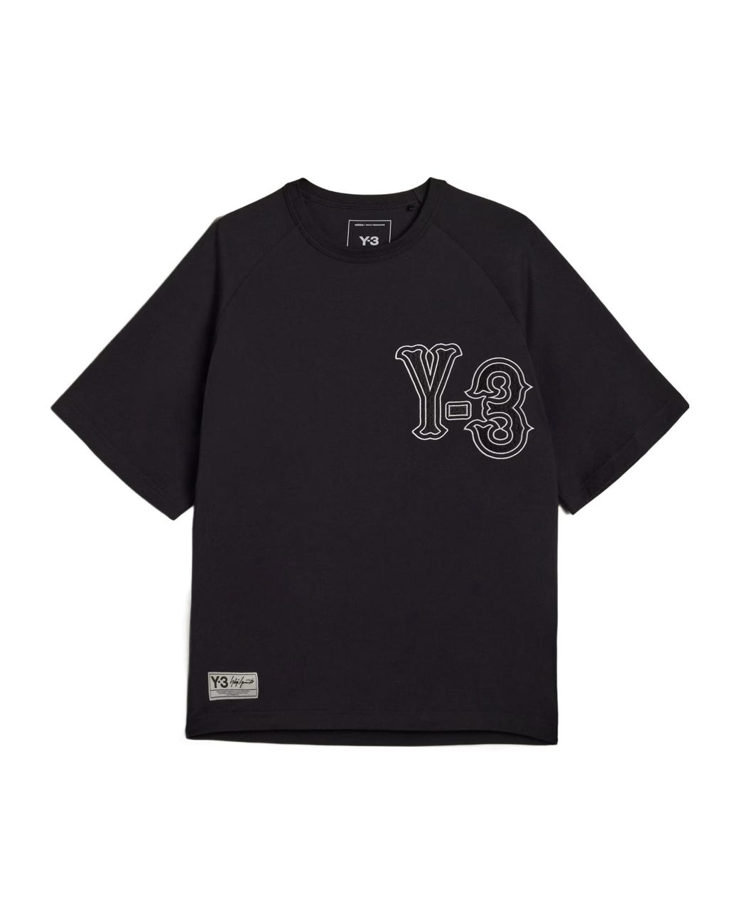 Y-3 Black Elite 5-Gfx Short-Sleeve T-Shirt for men