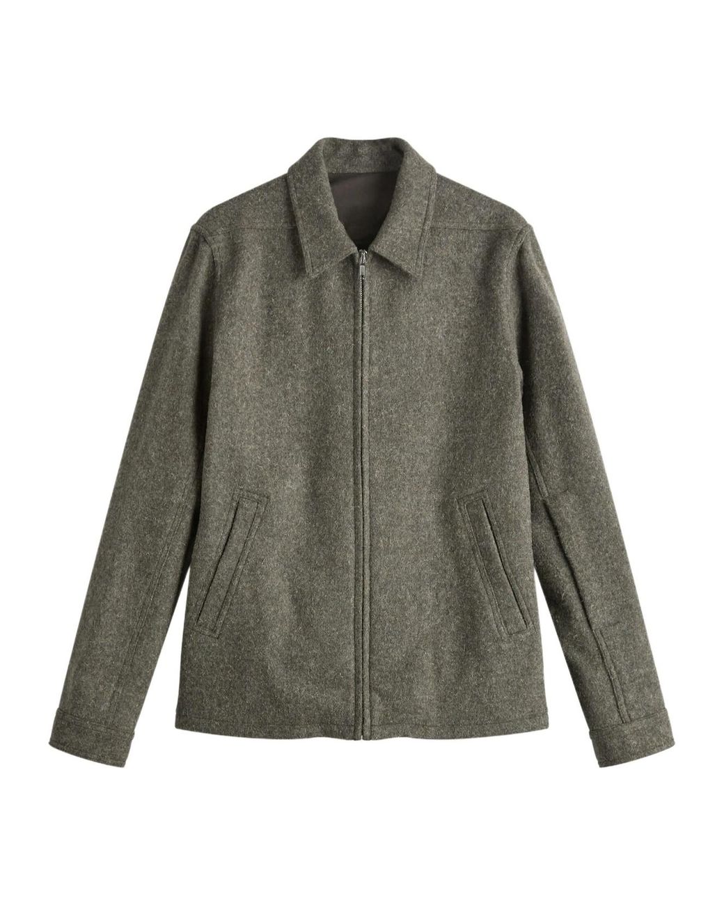 Rick Owens Green Wool Jacket for men