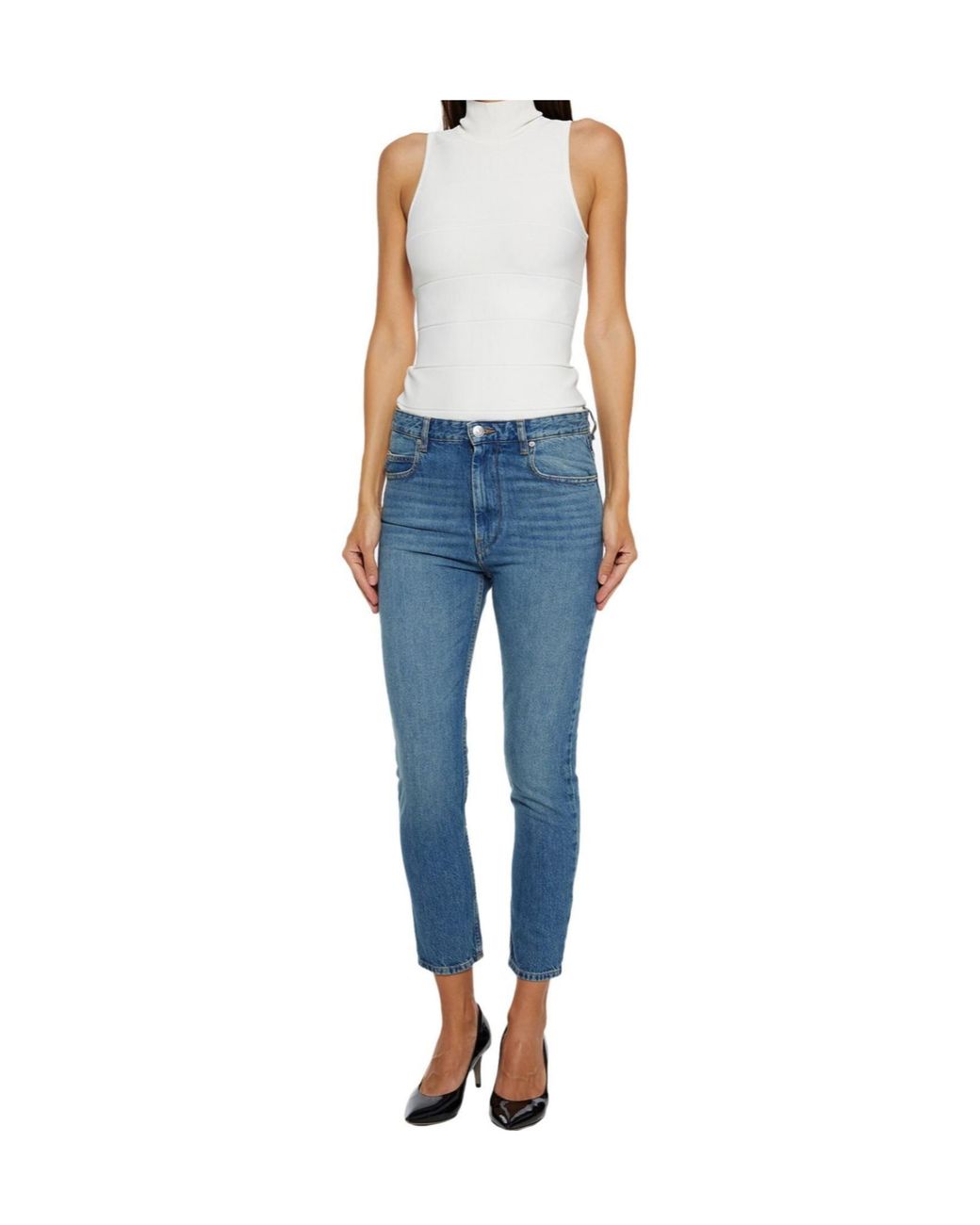 Isabel Marant Blue Slim-Fit Jeans