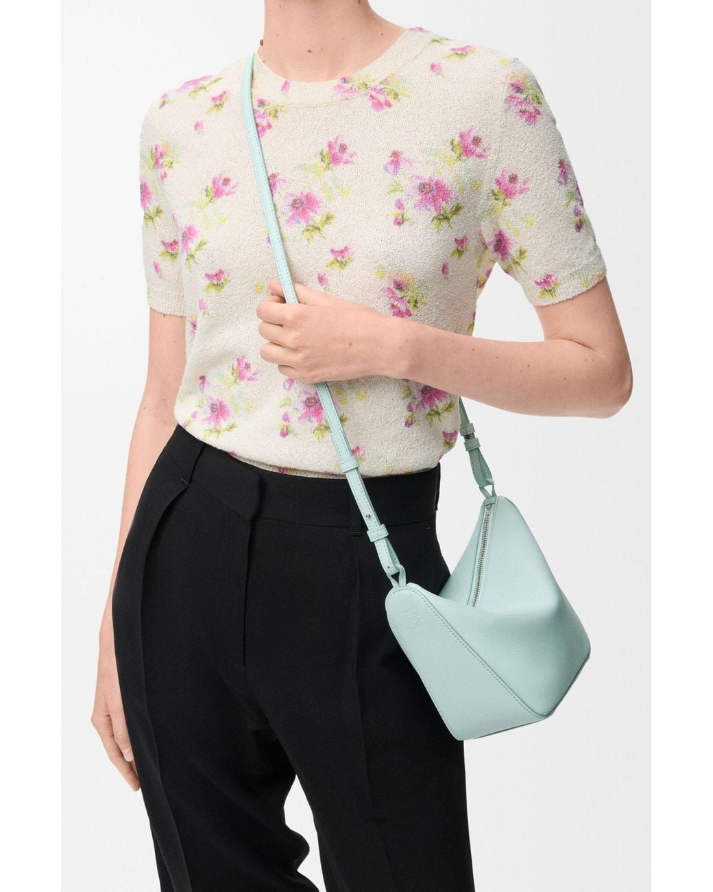 Loewe Blue Hammock Mini Hobo Bag