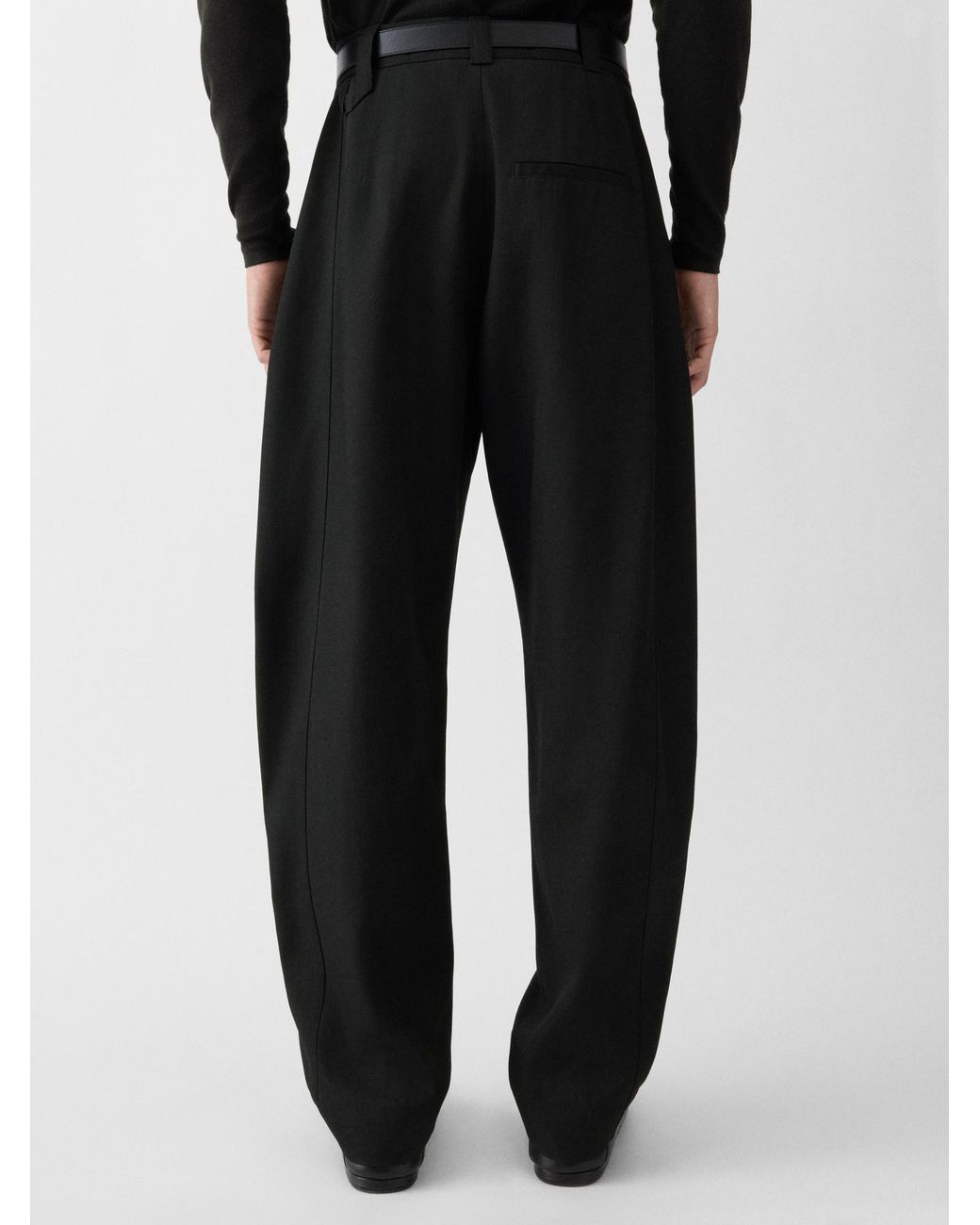 Jacquemus Black Oranger Wide-Leg Pants for men