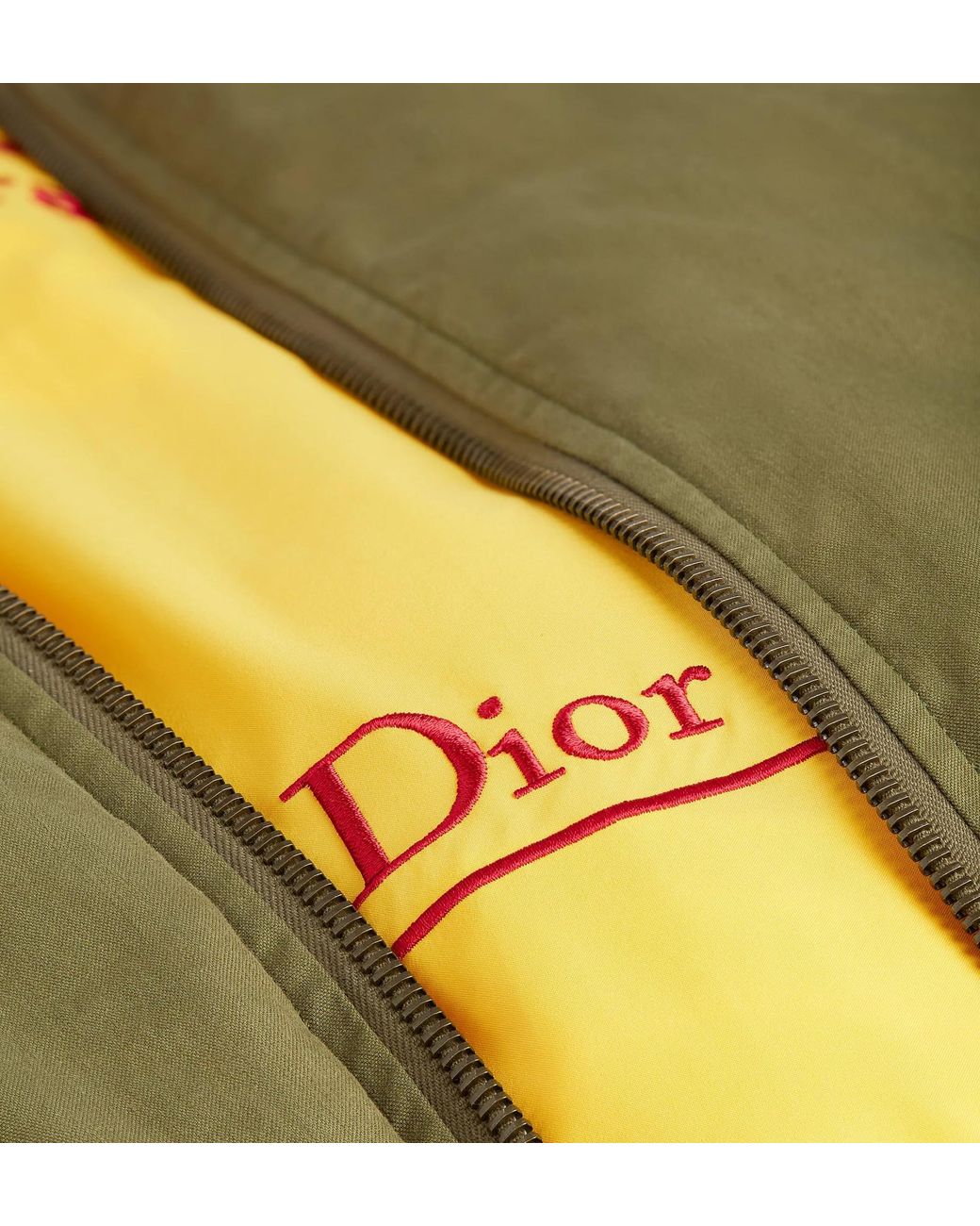 Dior Green Book Cover Reversible Bomber Jacket for men