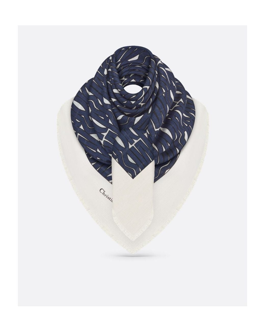 Dior Blue Miss Allover Shawl