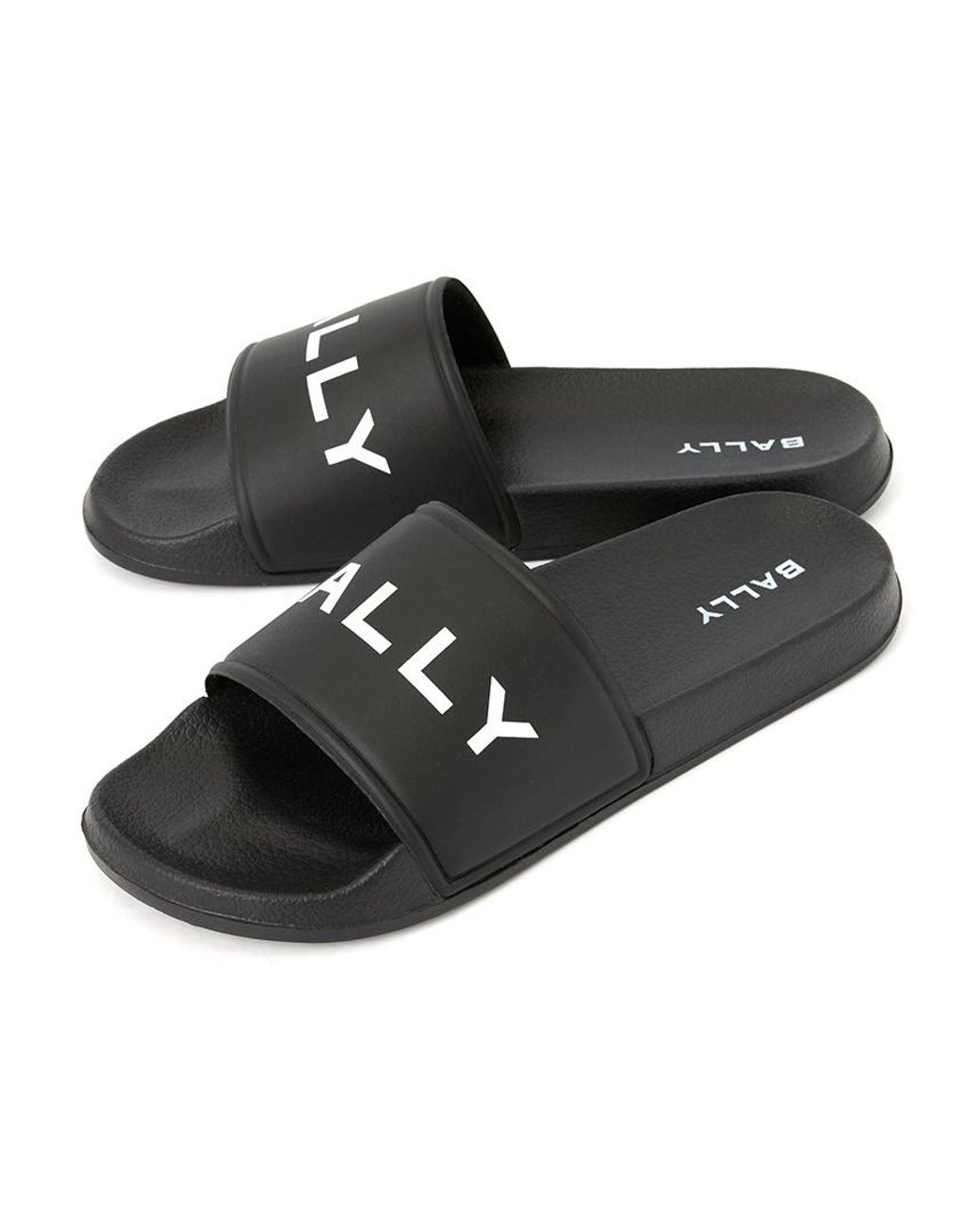 Bally Black Open-Toe Slippers for men