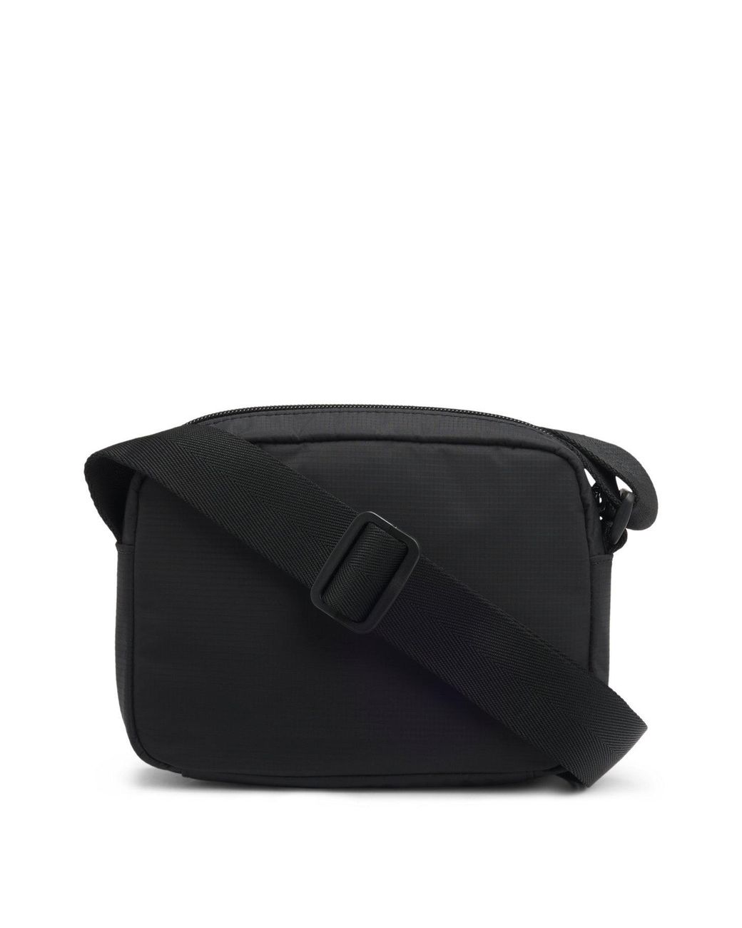 Boss Black Zippered Shoulder Bag for men
