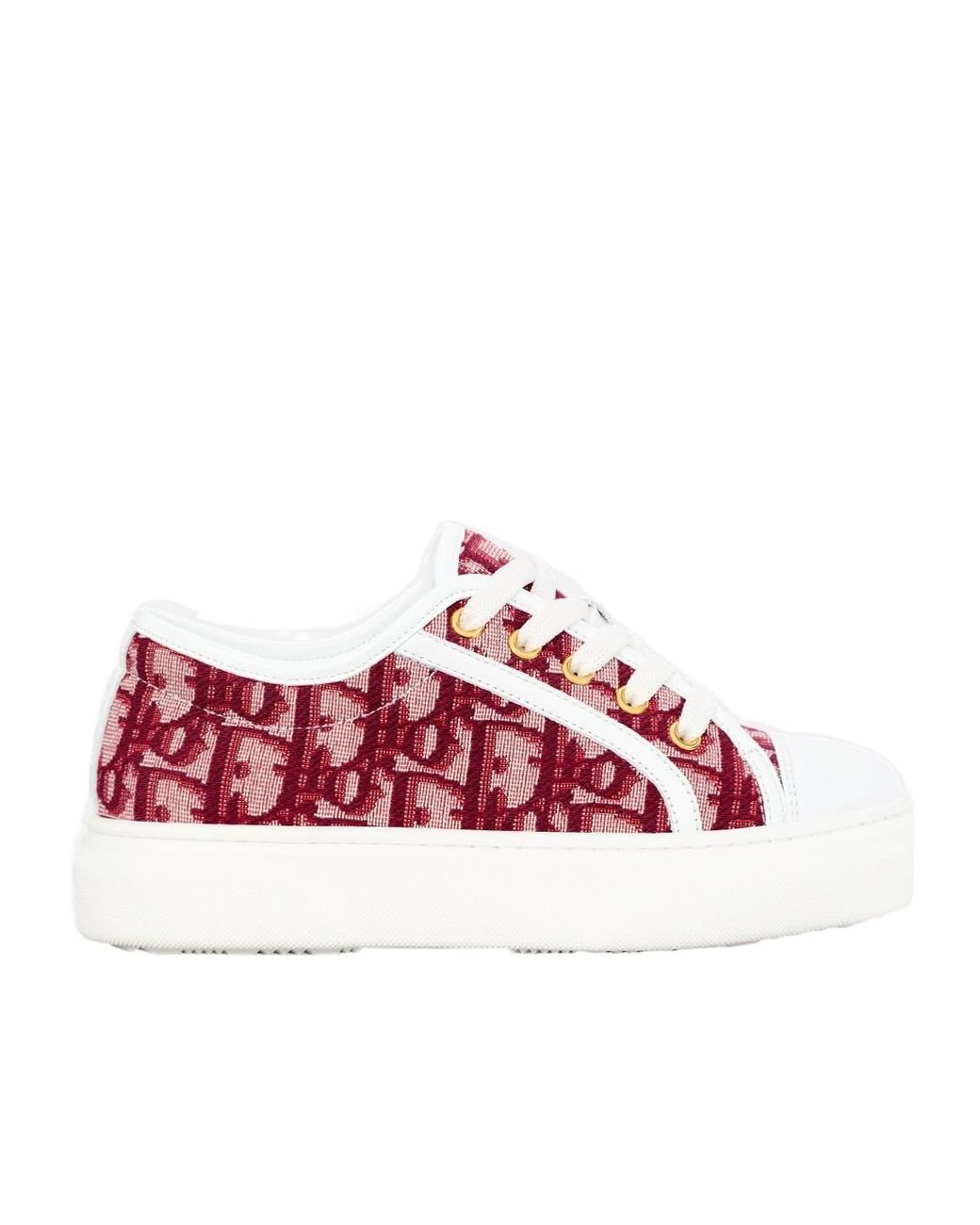 Dior Kids' Low-Top Sneaker in Red | Lyst
