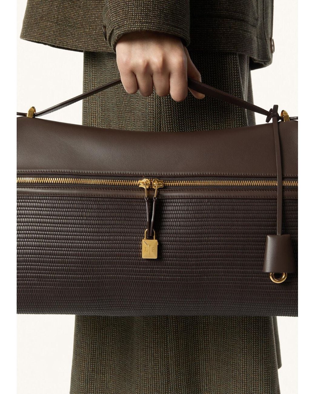 Loro Piana Black Extra Softy Bag L44