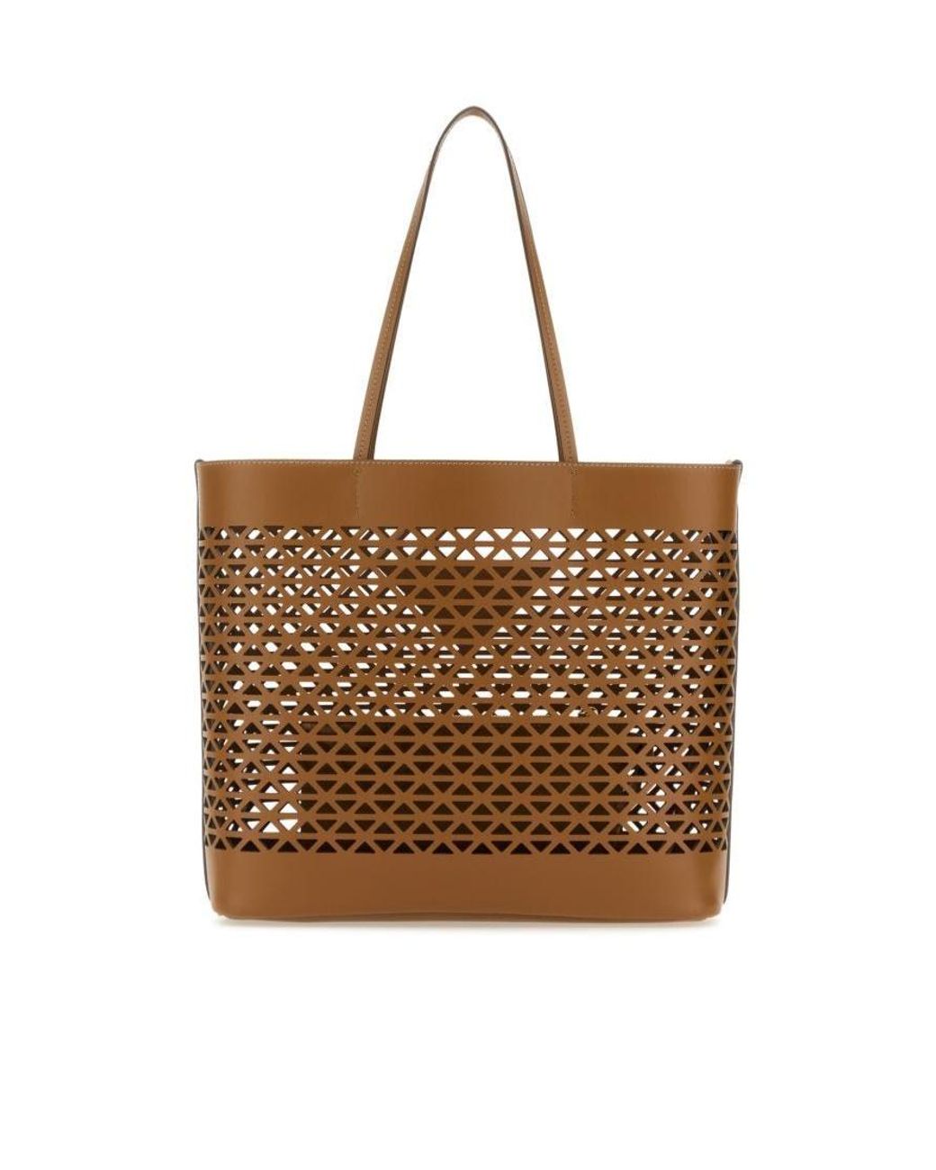 Prada Brown Logo Handbag