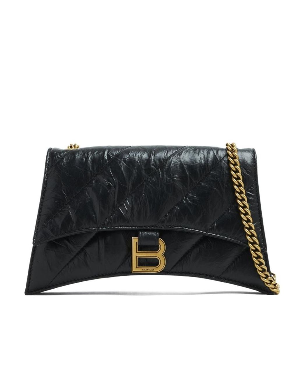 Balenciaga Black Crush Shoulder Bag